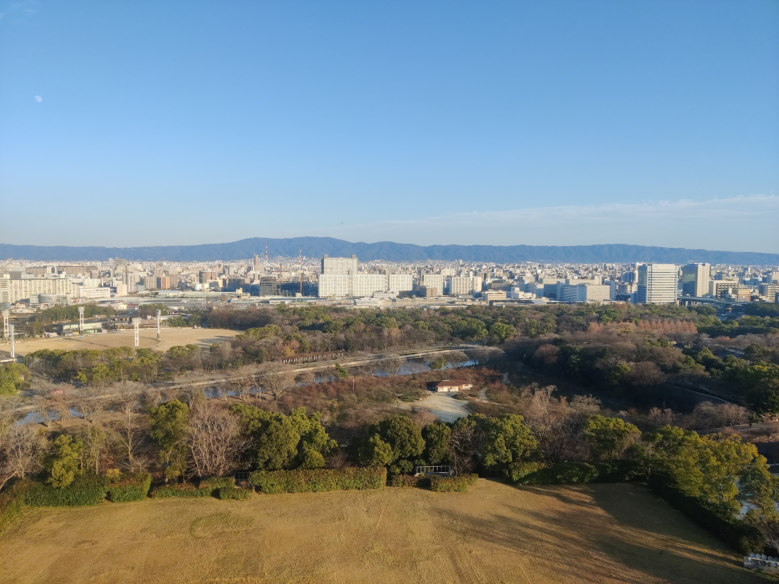 大阪城の頂上