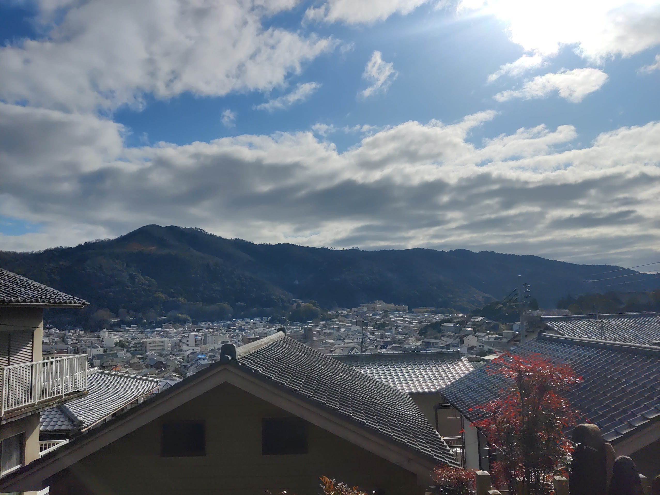 从吉田山上眺望